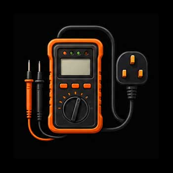 Portable appliance testing carried out by an electrician